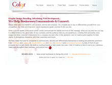 Tablet Screenshot of color9creative.com